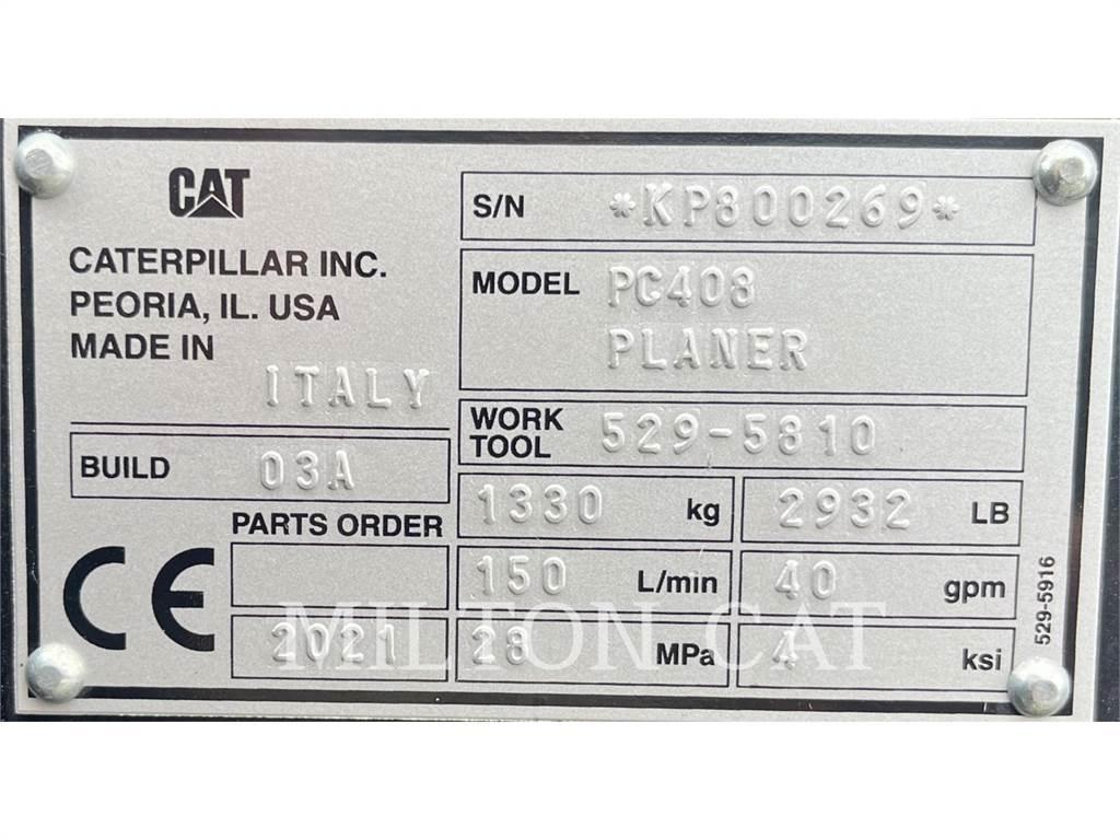 CAT PC408 COLD PLANER Ravnalniki