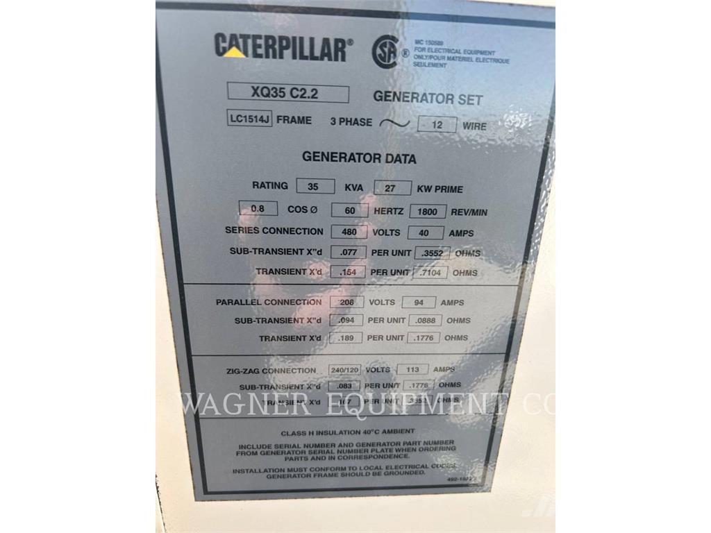 CAT XQ 35 Drugi agregati