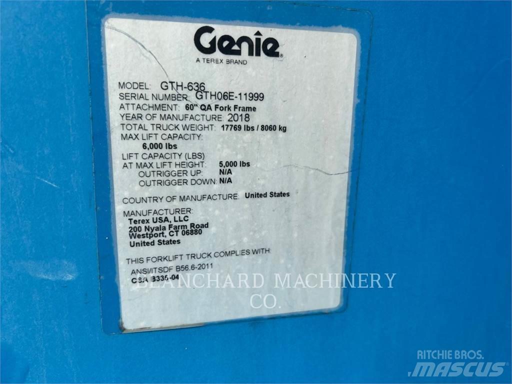 Genie GTH-636 Teleskopski viličarji