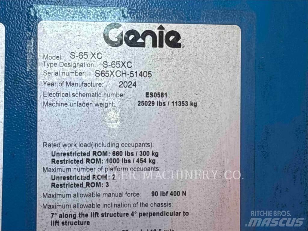 Genie S65XC Zglobne dvižne ploščadi