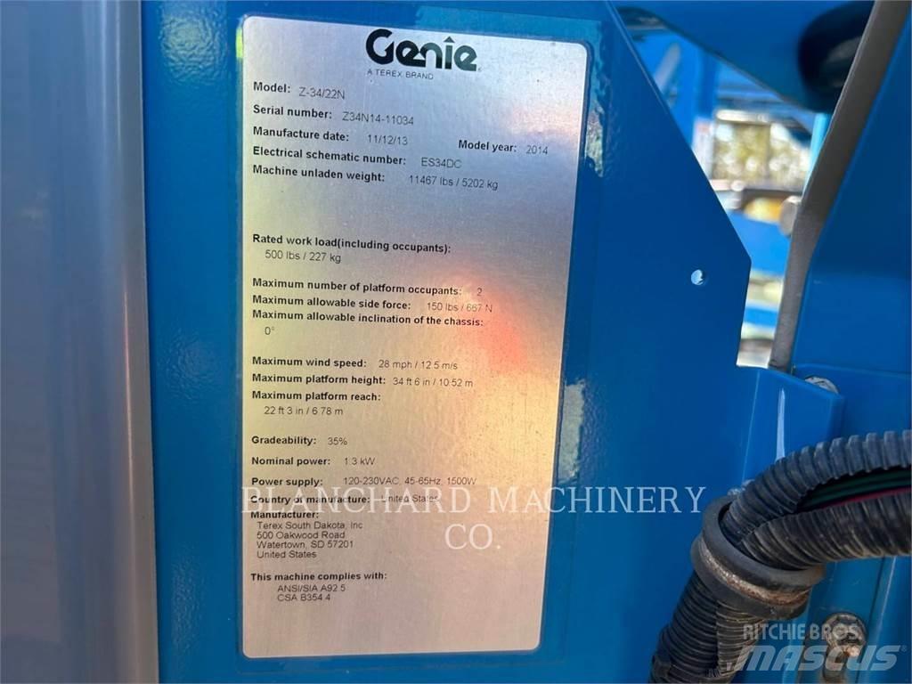 Genie Z34/22 Zglobne dvižne ploščadi