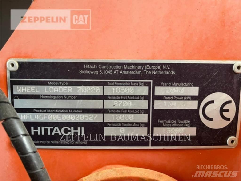 Hitachi ZW220 Kolesni nakladalci