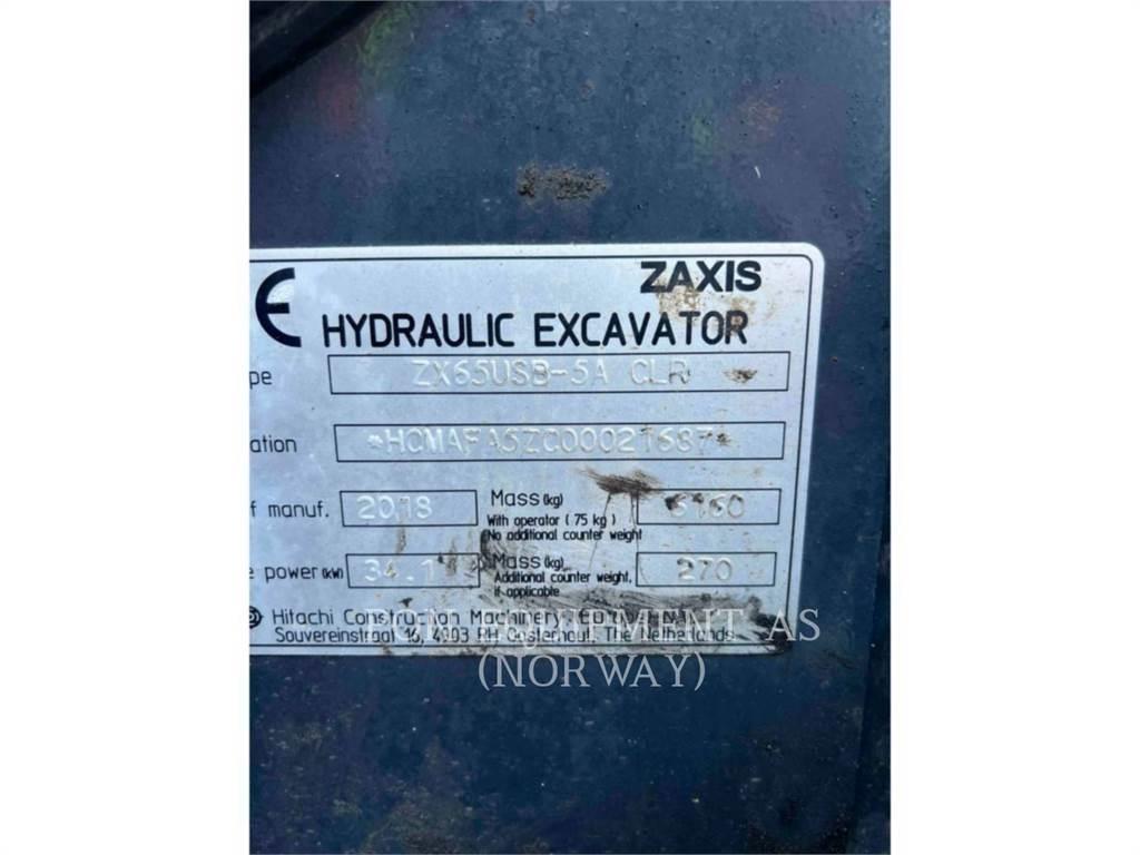 Hitachi ZX65 Bagri goseničarji