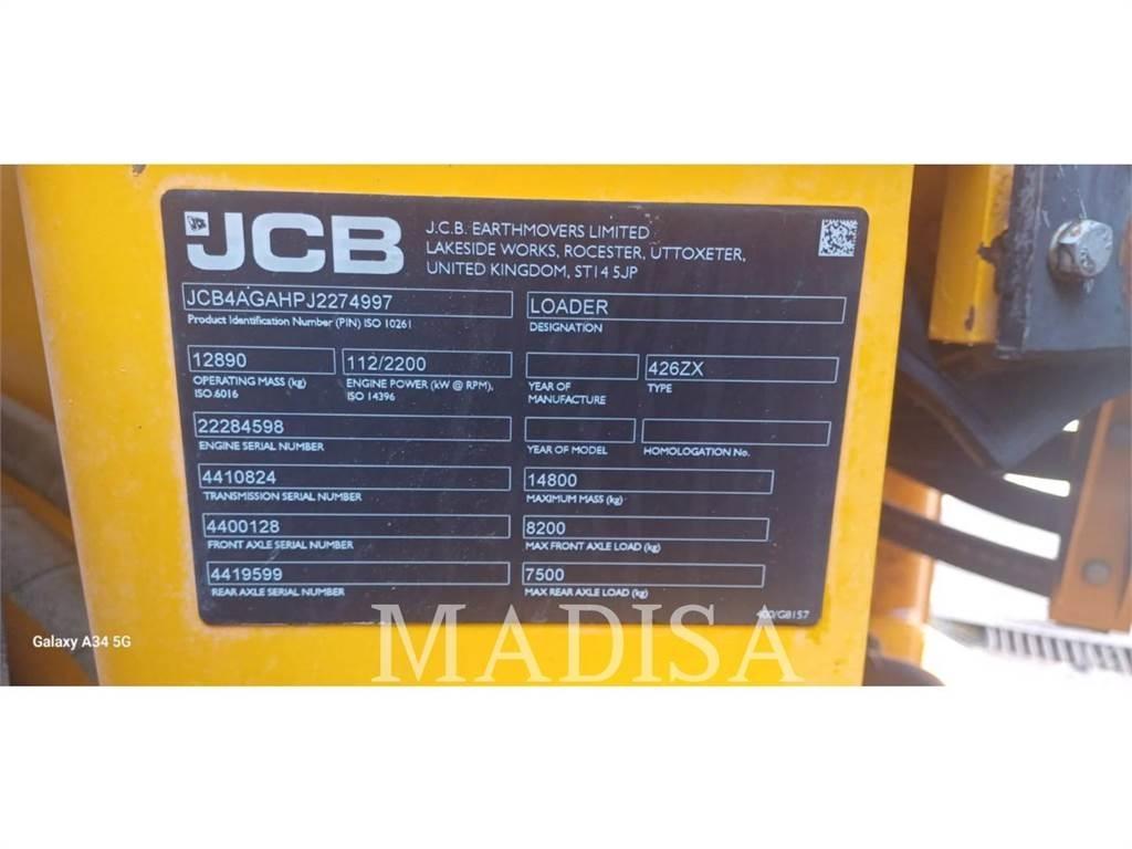 JCB 426B ZX Kolesni nakladalci
