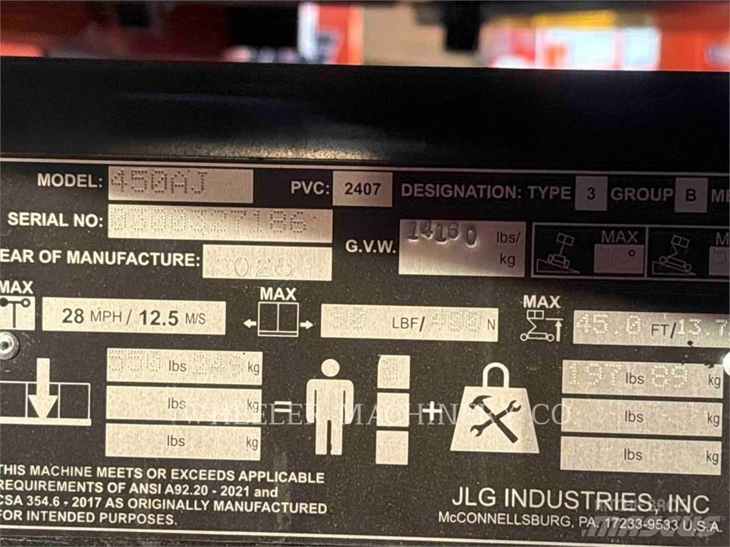 JLG 450AJ Zglobne dvižne ploščadi
