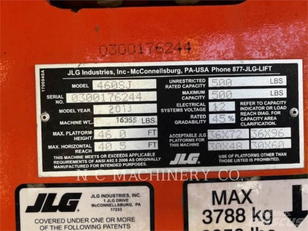 JLG 460SJ Bagri goseničarji