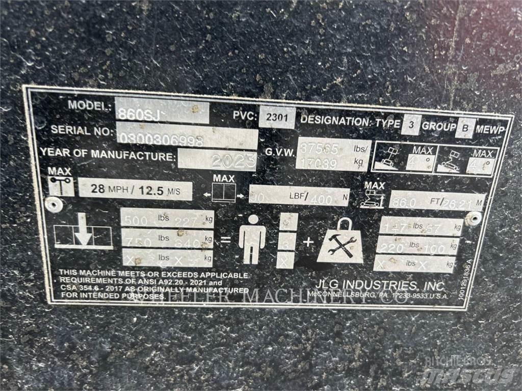 JLG 860SJ SP Zglobne dvižne ploščadi