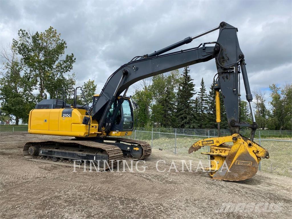 John Deere 210G Bagri goseničarji