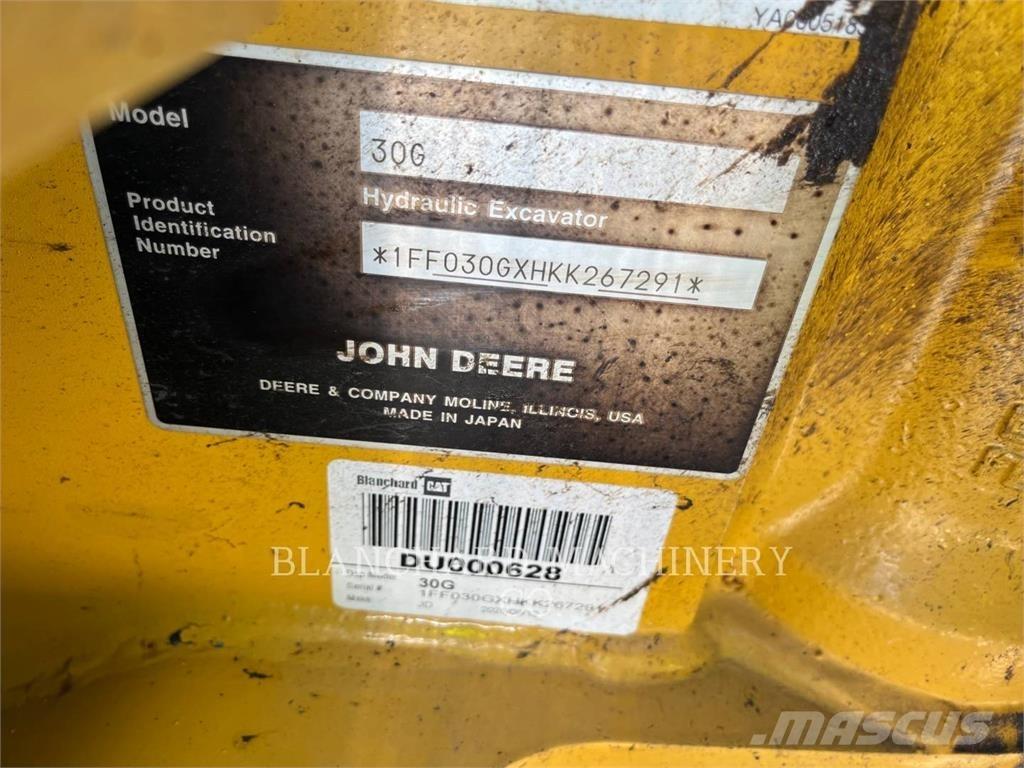 John Deere 30G Bagri goseničarji