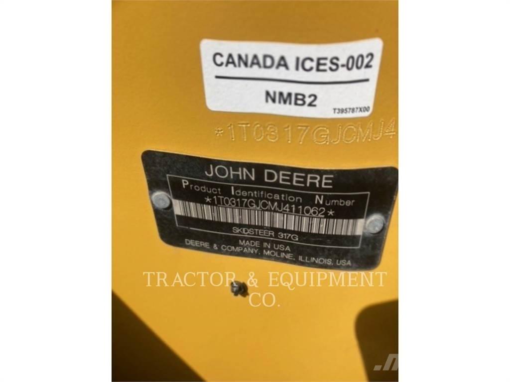 John Deere 317G Skid steer mini nakladalci