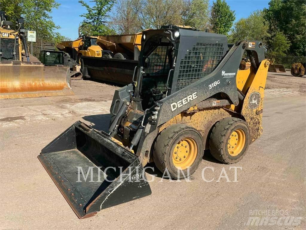 John Deere 318G Skid steer mini nakladalci