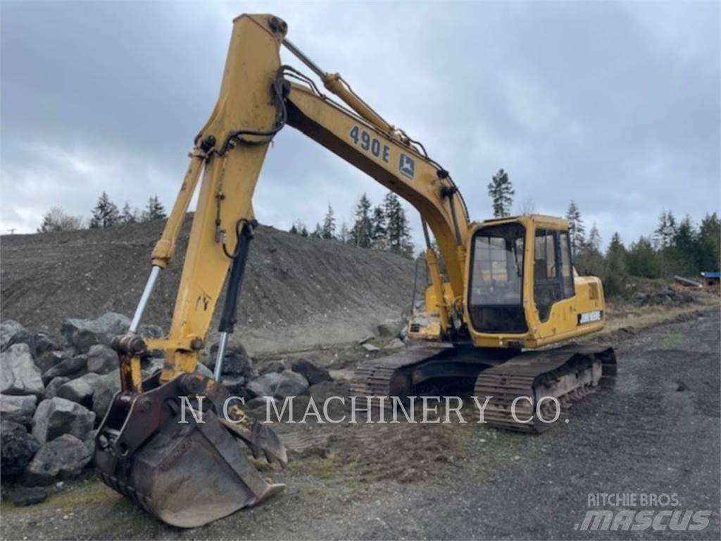 John Deere 490E Bagri goseničarji