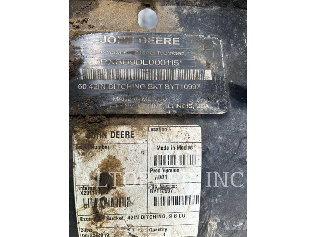 John Deere & CO. 60G Bagri goseničarji