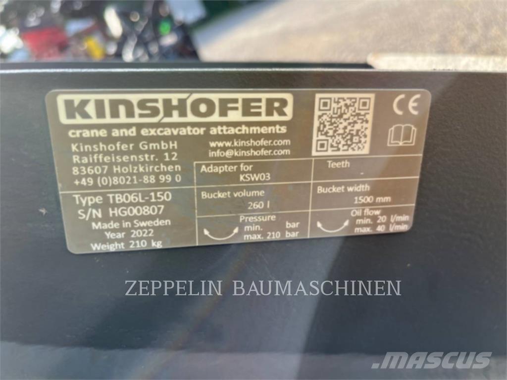 Kinshofer TB06-1500 GLV Freze za kopanje jarkov Trenčerji