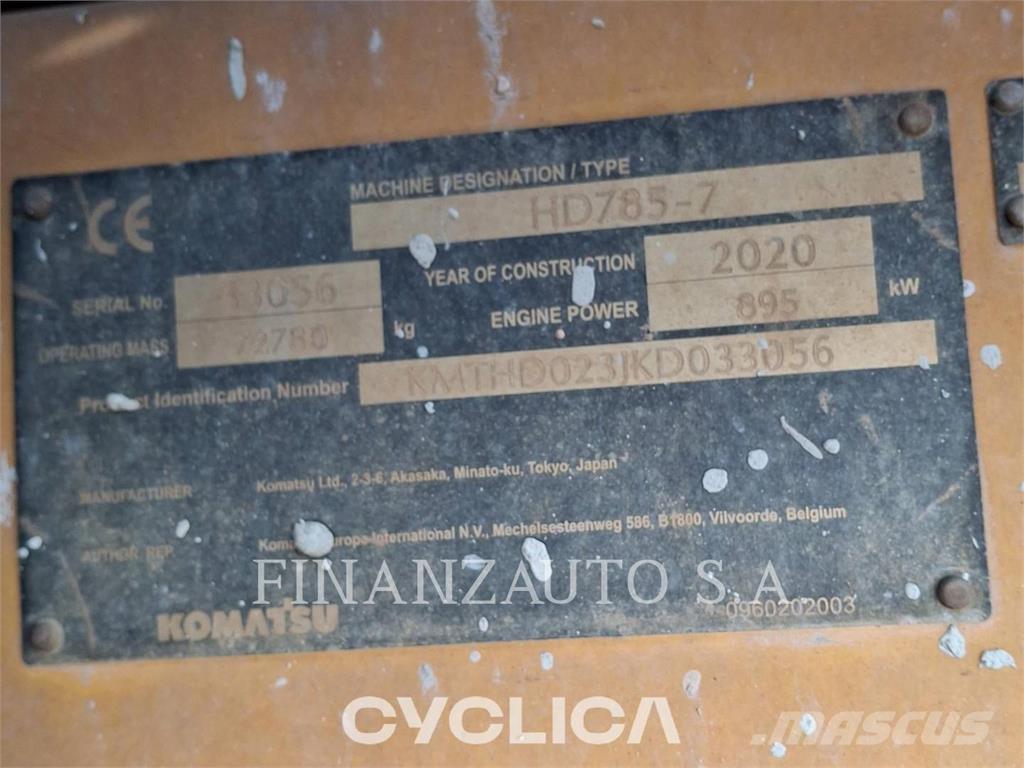 Komatsu HD785-7 Zglobni demperji