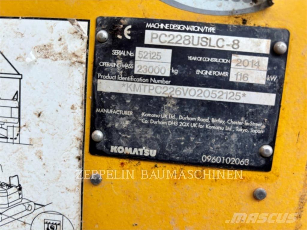 Komatsu PC228 Bagri goseničarji