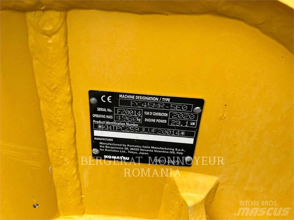 Komatsu PC45MR - 5E0 Mini bagri <7t