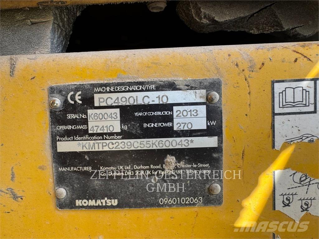 Komatsu PC490LC-10 Bagri goseničarji