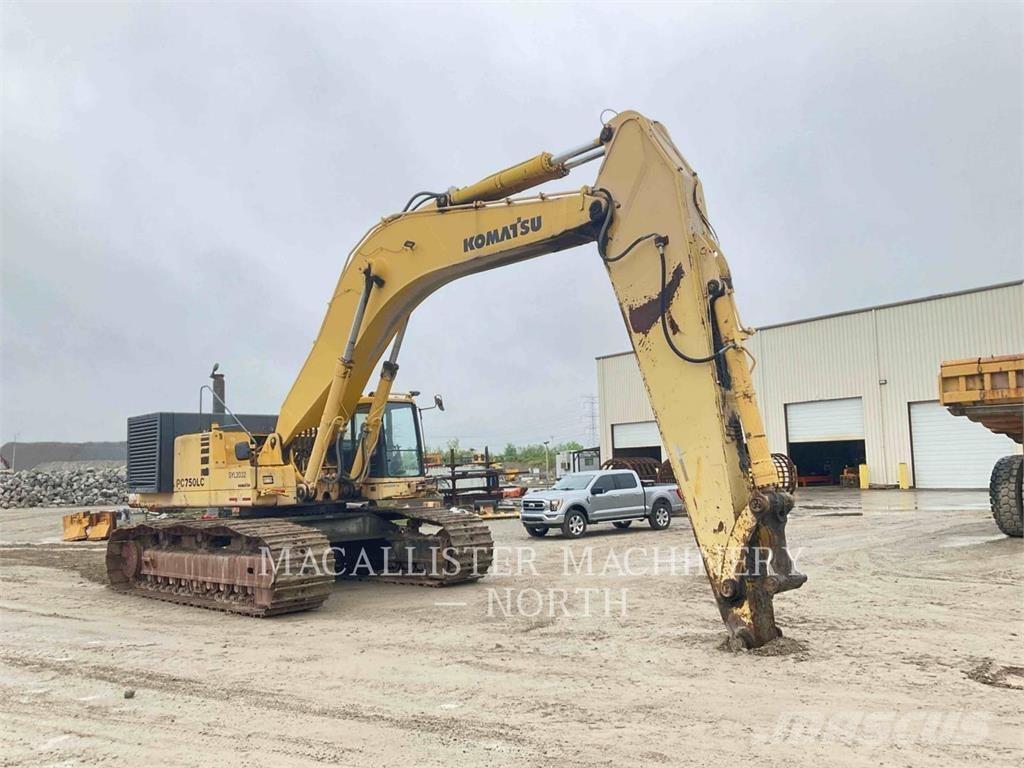 Komatsu PC750 Bagri goseničarji