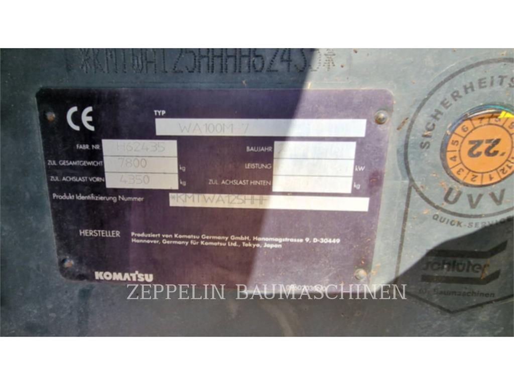 Komatsu WA100M-7 Kolesni nakladalci