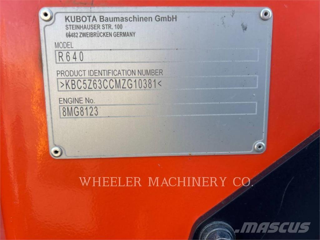 Kubota R640 CWL Kolesni nakladalci