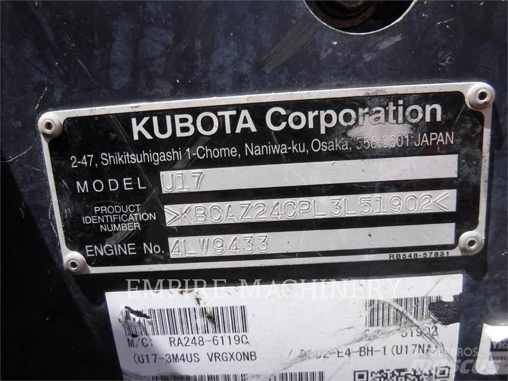 Kubota U17 Bagri goseničarji
