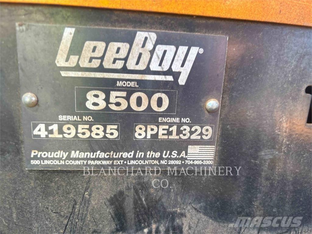 LeeBoy 8500E Asfaltni finišerji