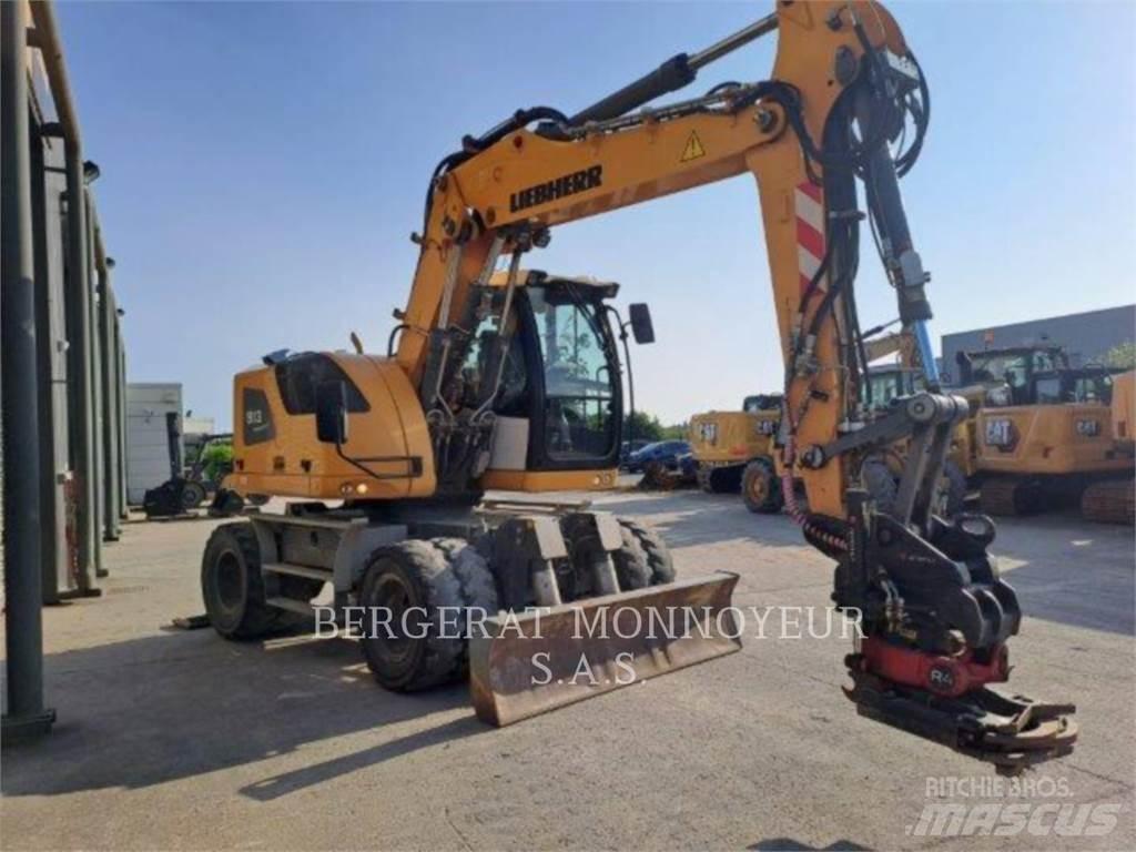 Liebherr A913 Bagri na kolesih
