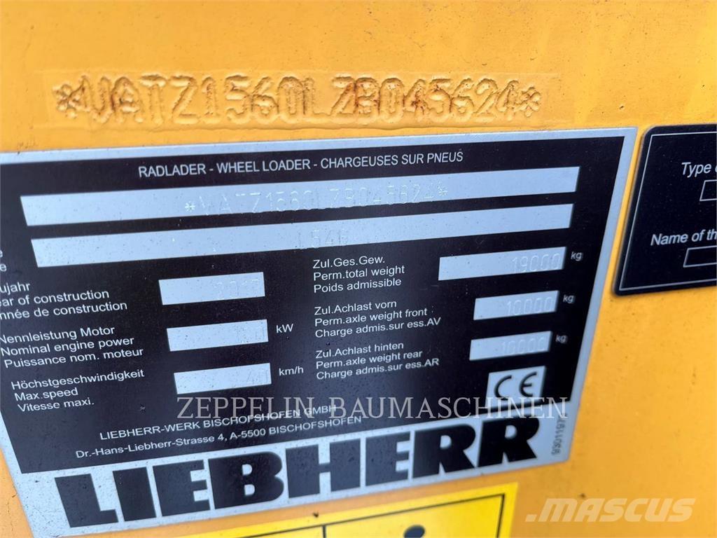 Liebherr L546 Kolesni nakladalci