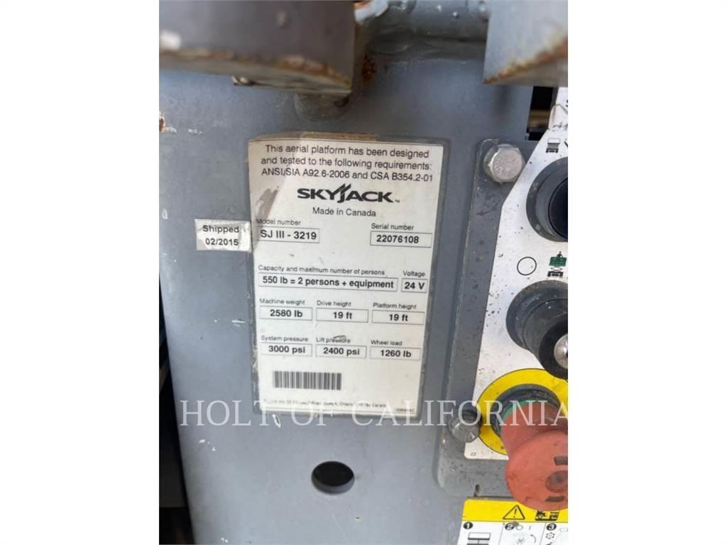 Skyjack SCISSOR 19 Škarjaste dvižne ploščadi