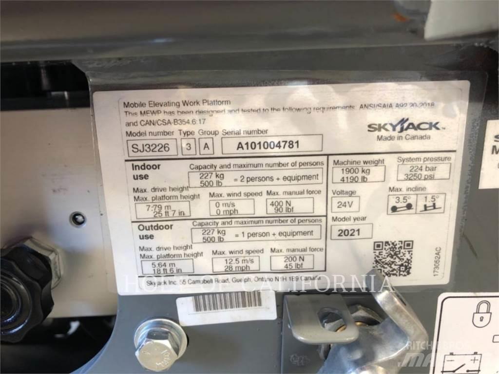 Skyjack SCISSOR26N Škarjaste dvižne ploščadi