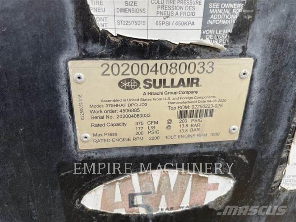 Sullair DPQ375HHAF Kompresorji