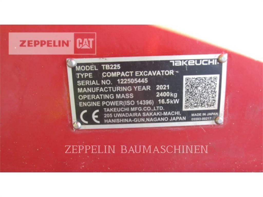 Takeuchi TB225 Bagri goseničarji