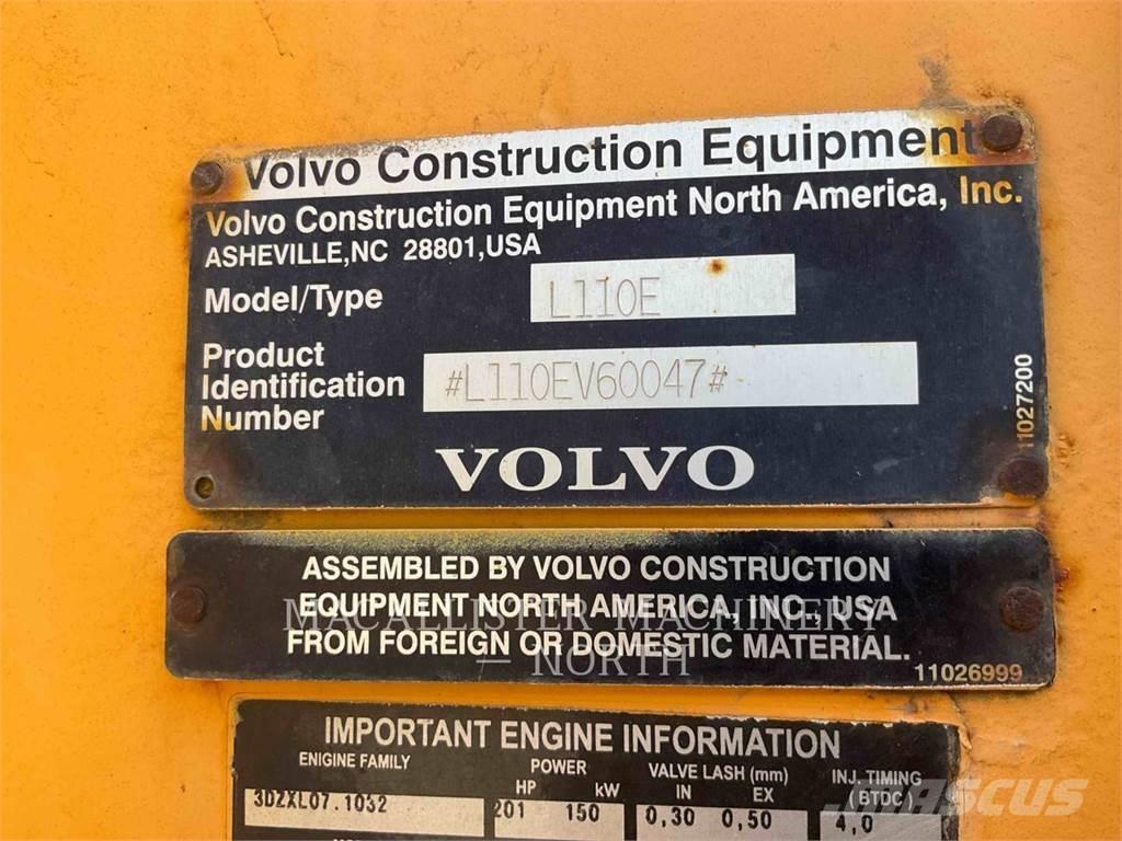 Volvo L110E Kolesni nakladalci