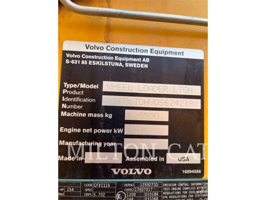 Volvo L70H Kolesni nakladalci