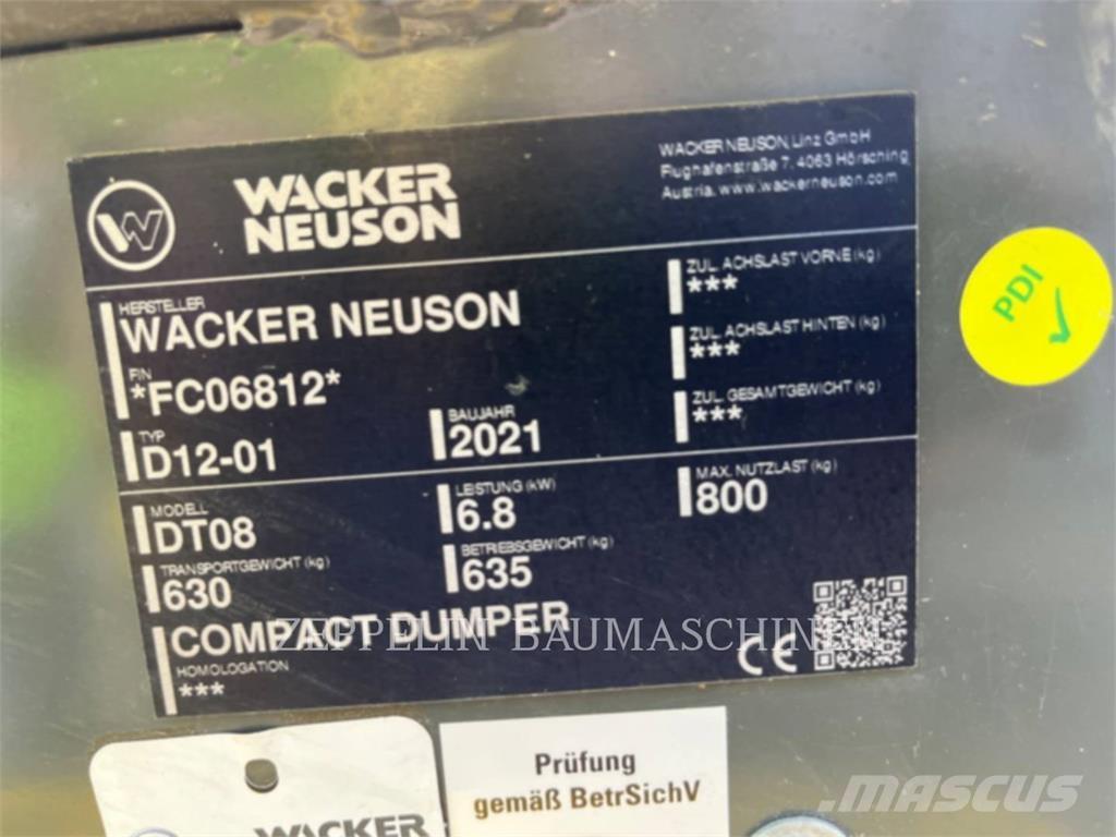 Wacker DT08 Zglobni demperji