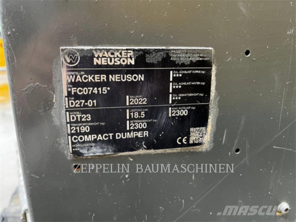 Wacker DT23 Zglobni demperji