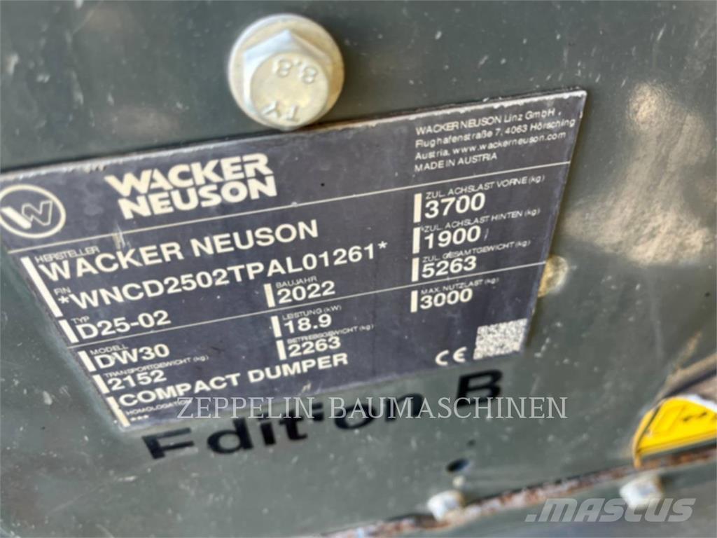 Wacker DW30 Zglobni demperji