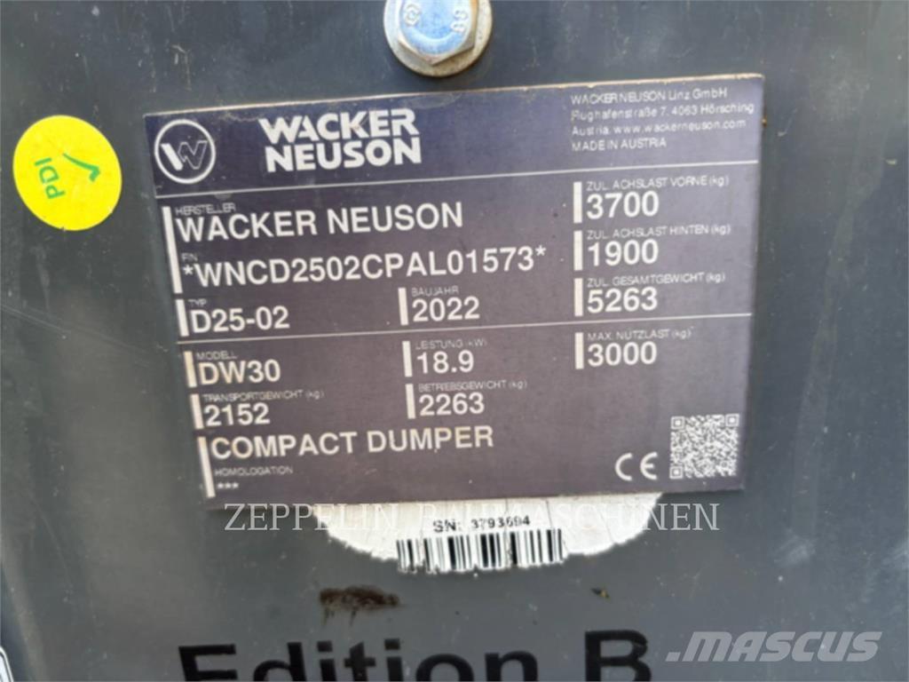 Wacker DW30 Zglobni demperji