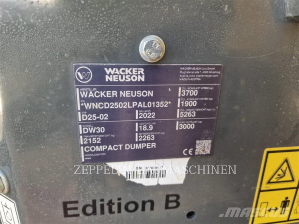 Wacker DW30 Zglobni demperji