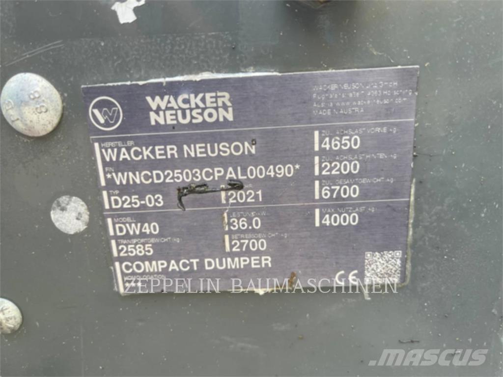 Wacker DW40 Zglobni demperji