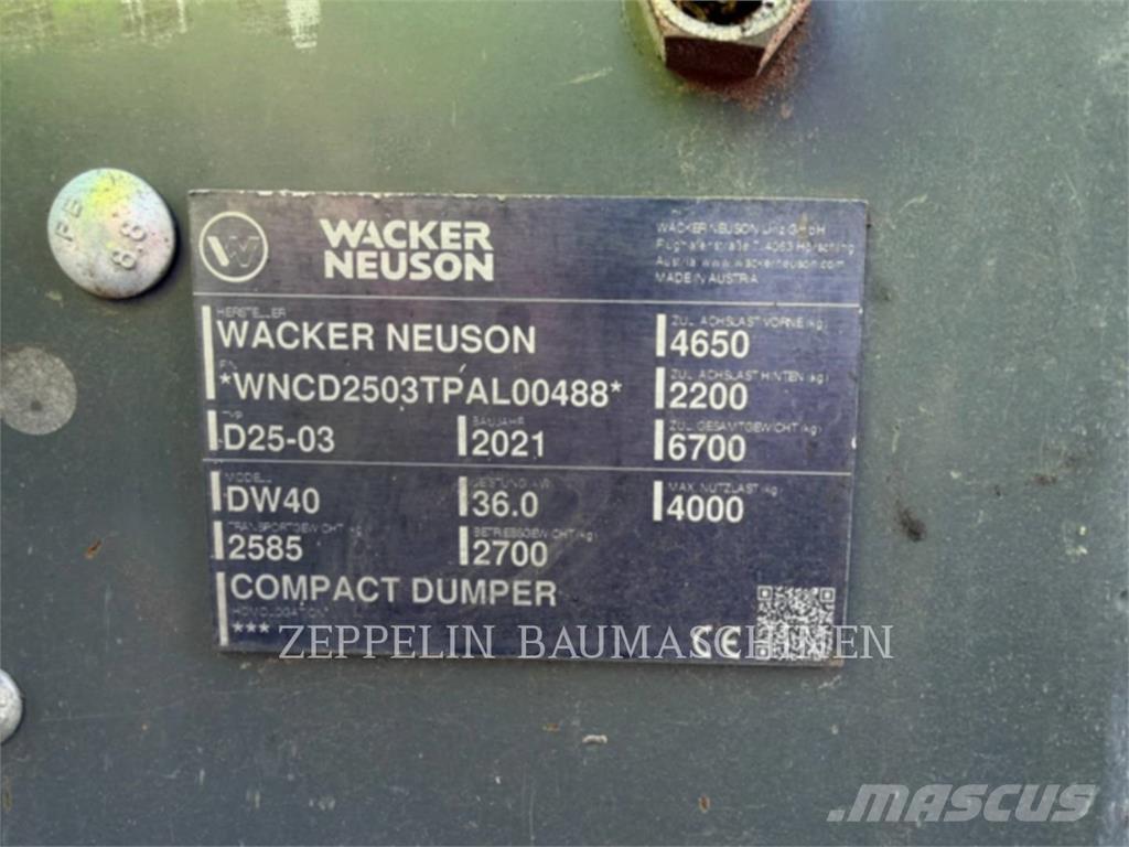 Wacker DW40 Zglobni demperji