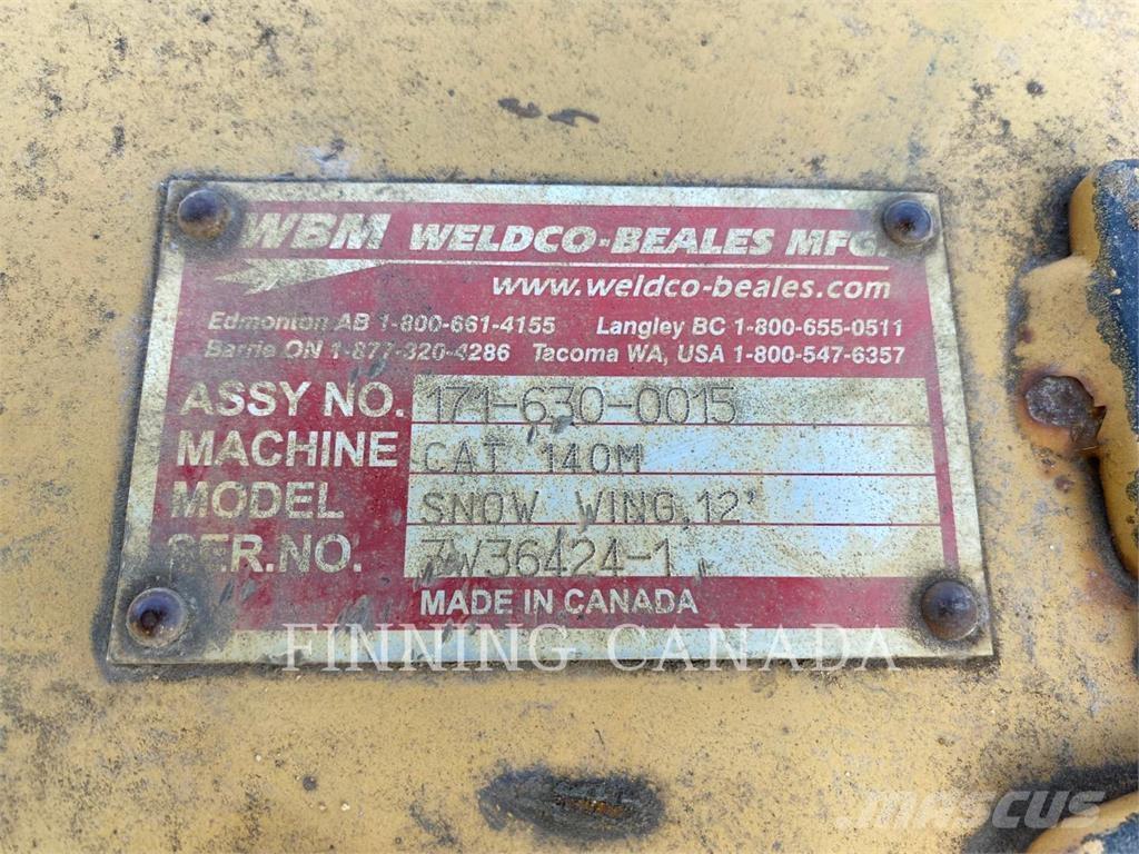 Weldco Beales 140M Snežne freze