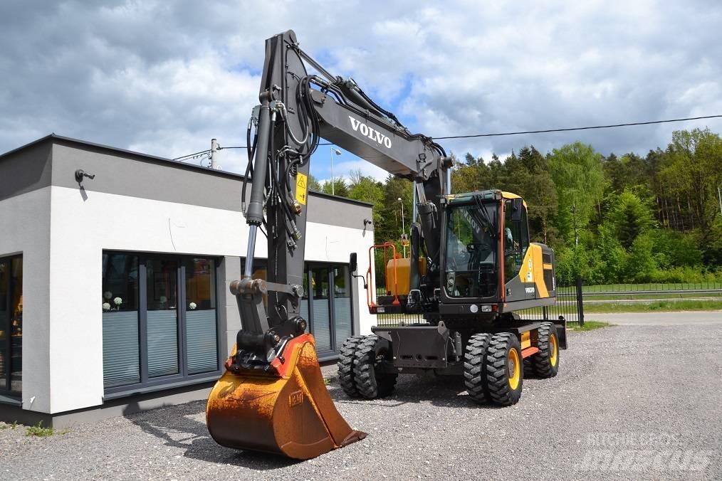 Volvo EW 180 E Bagri na kolesih