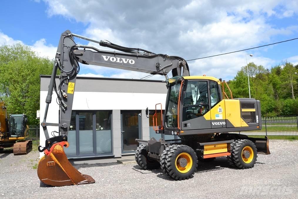 Volvo EW 180 E Bagri na kolesih