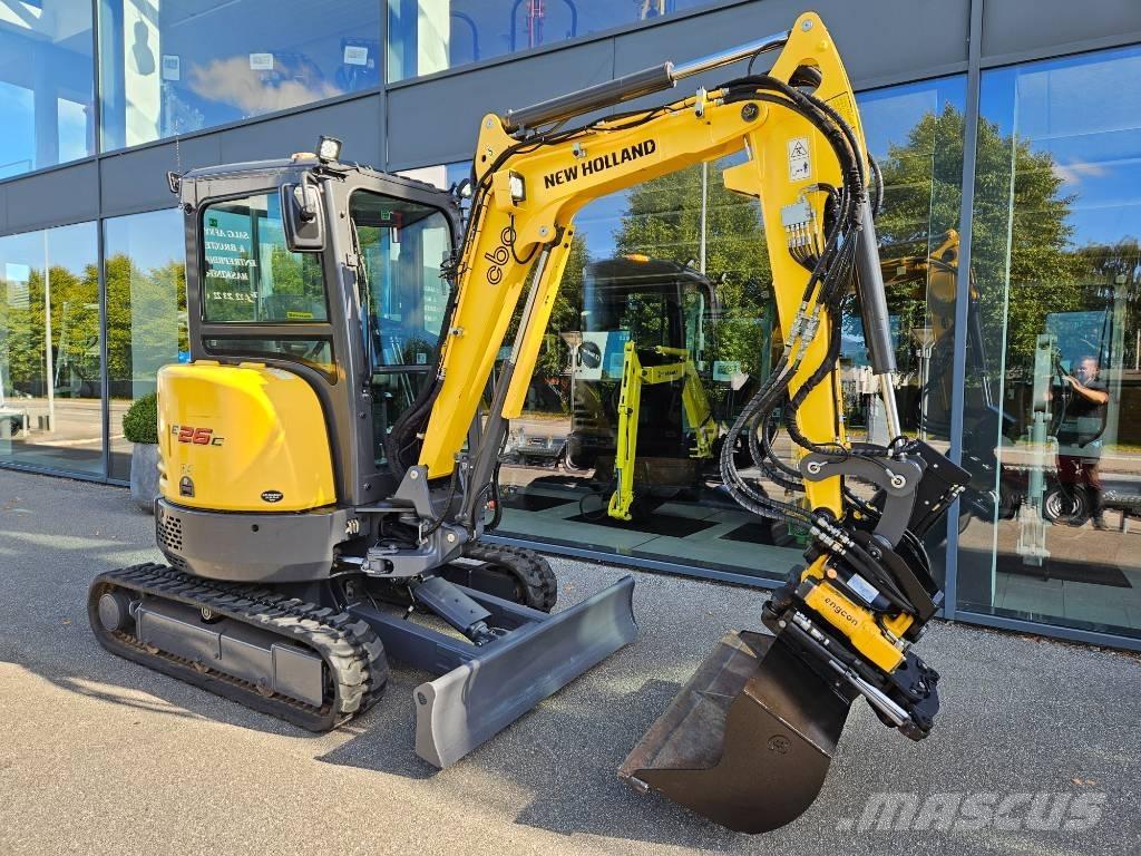 New Holland E 26 C Mini bagri <7t