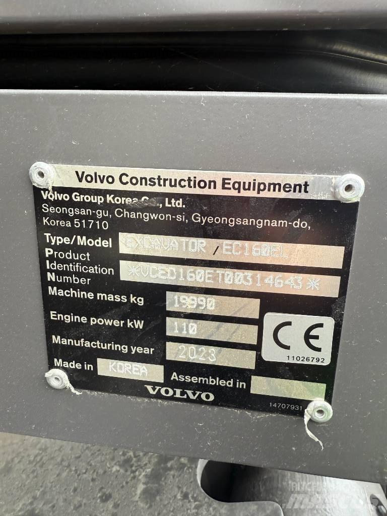 Volvo EC 160 E Bagri goseničarji