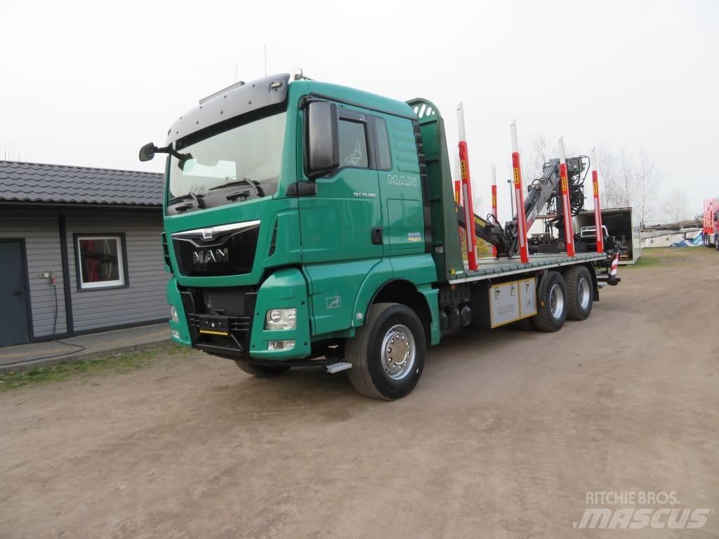 MAN TGX 33.480 Tovornjaki za hlode