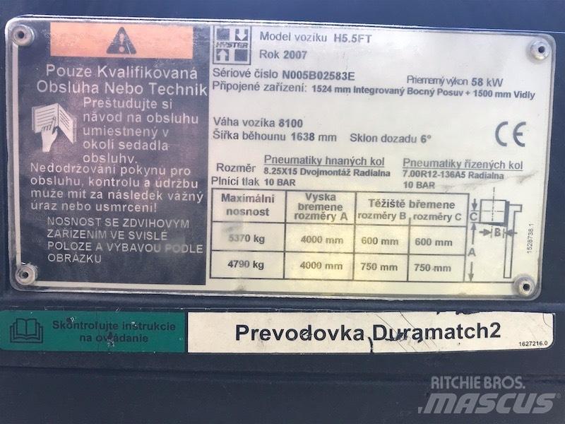 Hyster 5.5 FT Dizelski viličarji