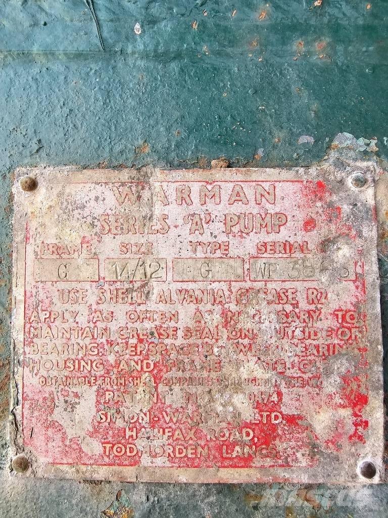 Warman pump 14/12'' Plavajoči bagerji